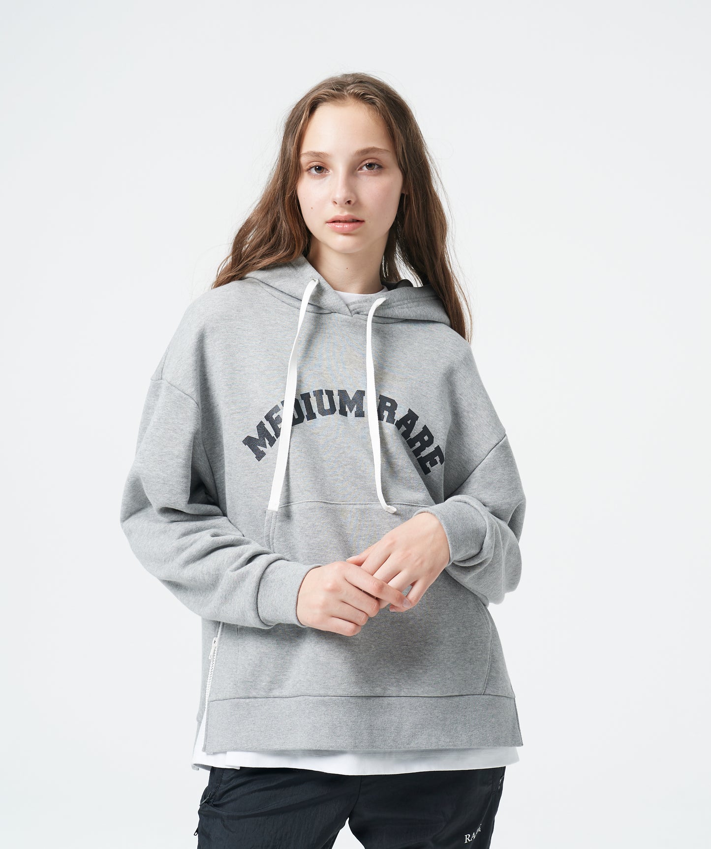 Arch Logo Hoodie Grey