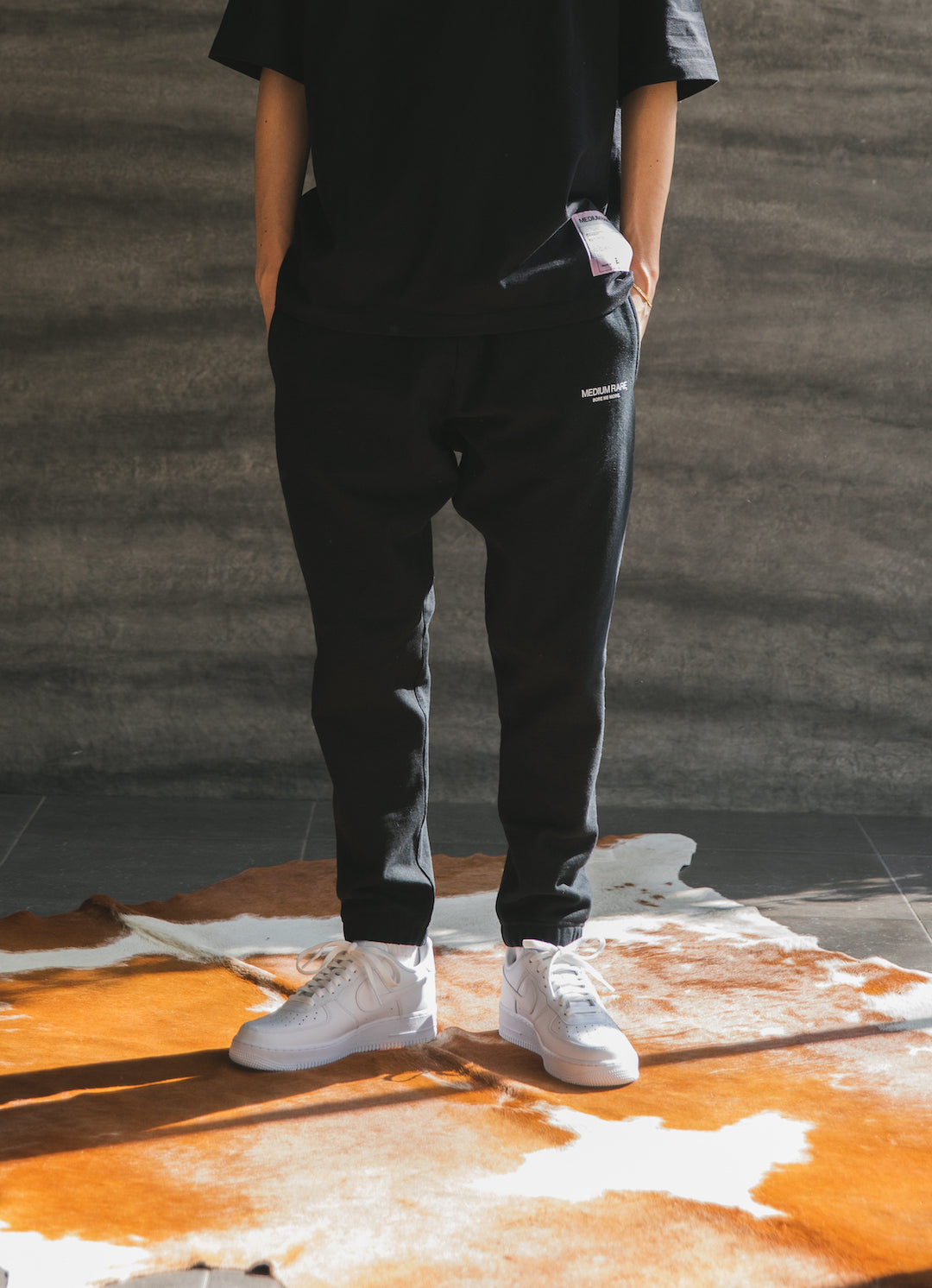 “BORE ME MORE” PANTS Black