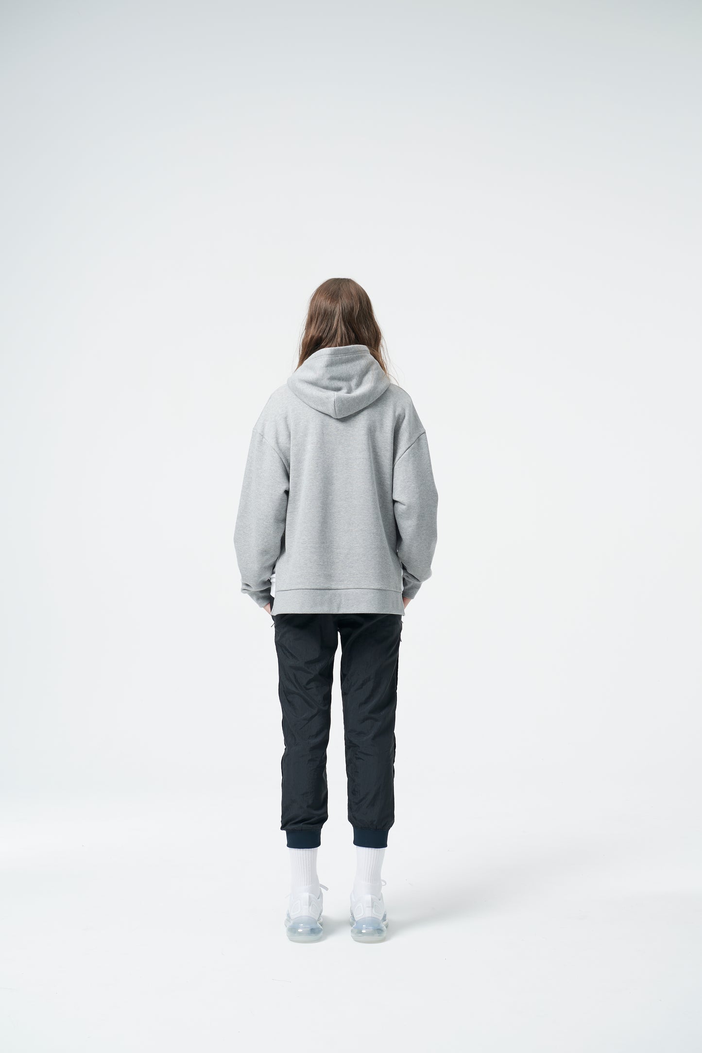 Arch Logo Hoodie Grey
