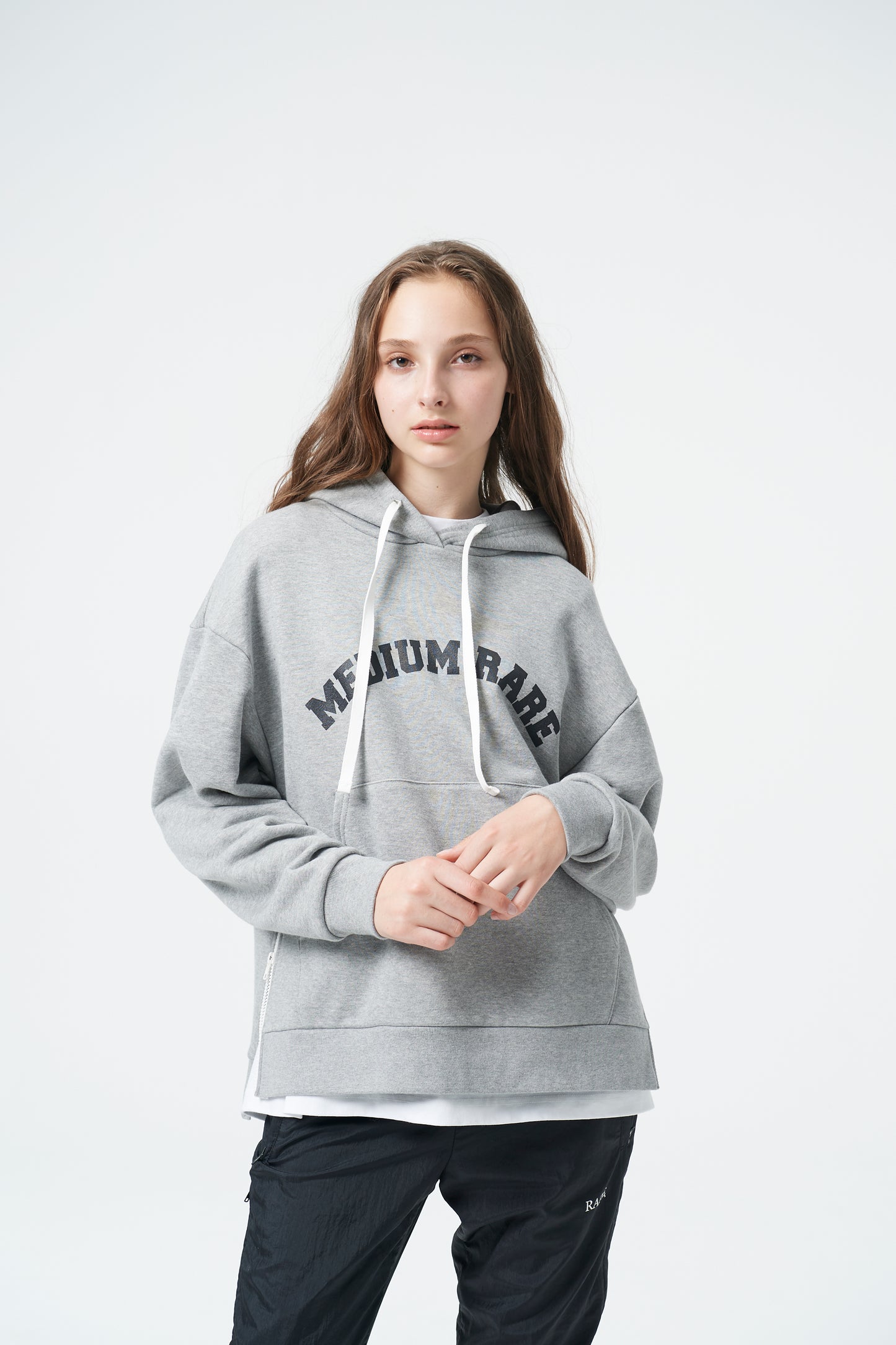 Arch Logo Hoodie Grey