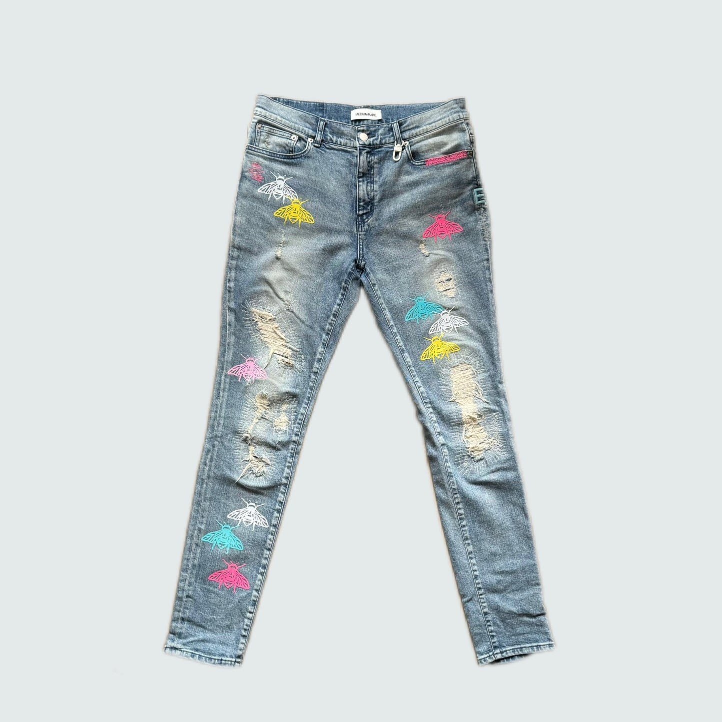 PRINCIPE prive X MEDIUM RARE - BEE MY “E”CRUSHED DENIM