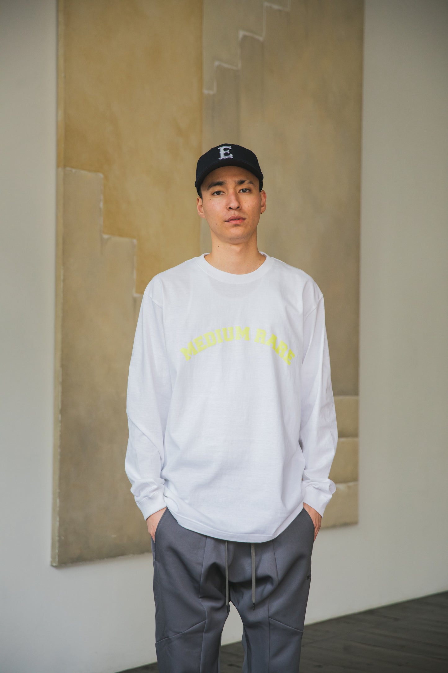 Arch Logo L/S White